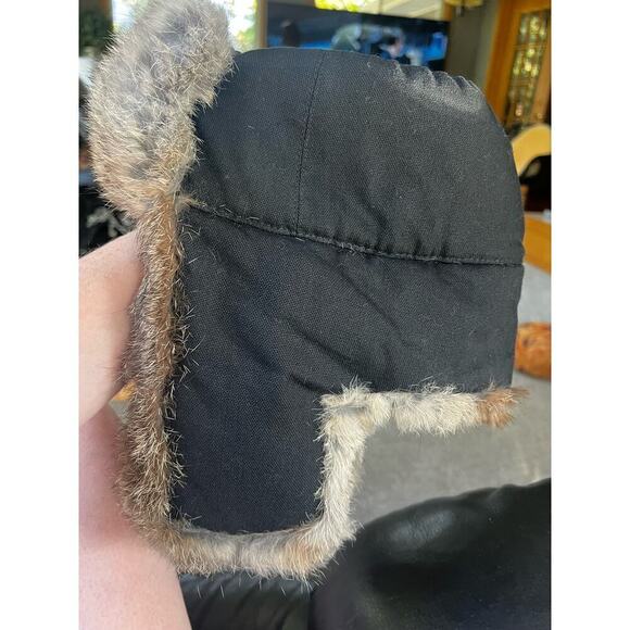 Mad Bomber Rabbit Fur Trimmed Trapper
Hiking Hunting Hat black Size L - Picture 2 of 11